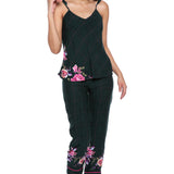 Spring Floral Ruffle Strap Top