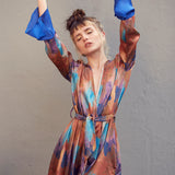Eco-Friendly Belted Kimono