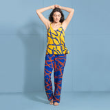 Chain Print Pajama Set