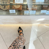 Chic Animal Print Trousers