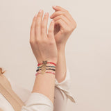 Divine Hearts: Agate & Swarovski Bracelets Collection