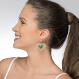 Handwoven 14K Gold-Plated Crystal Earrings