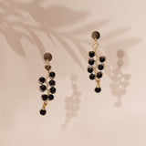 Gratitude Agate Drop Earrings - 14K Gold, 7cm