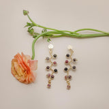 Gratitude Agate Drop Earrings - 14K Gold, 7cm