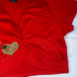 Cross-Front Crop Top