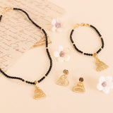 Timeless Heartwoven Agate Necklace