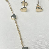 18K Gold Plated Handcrafted Heart Jewelry Set