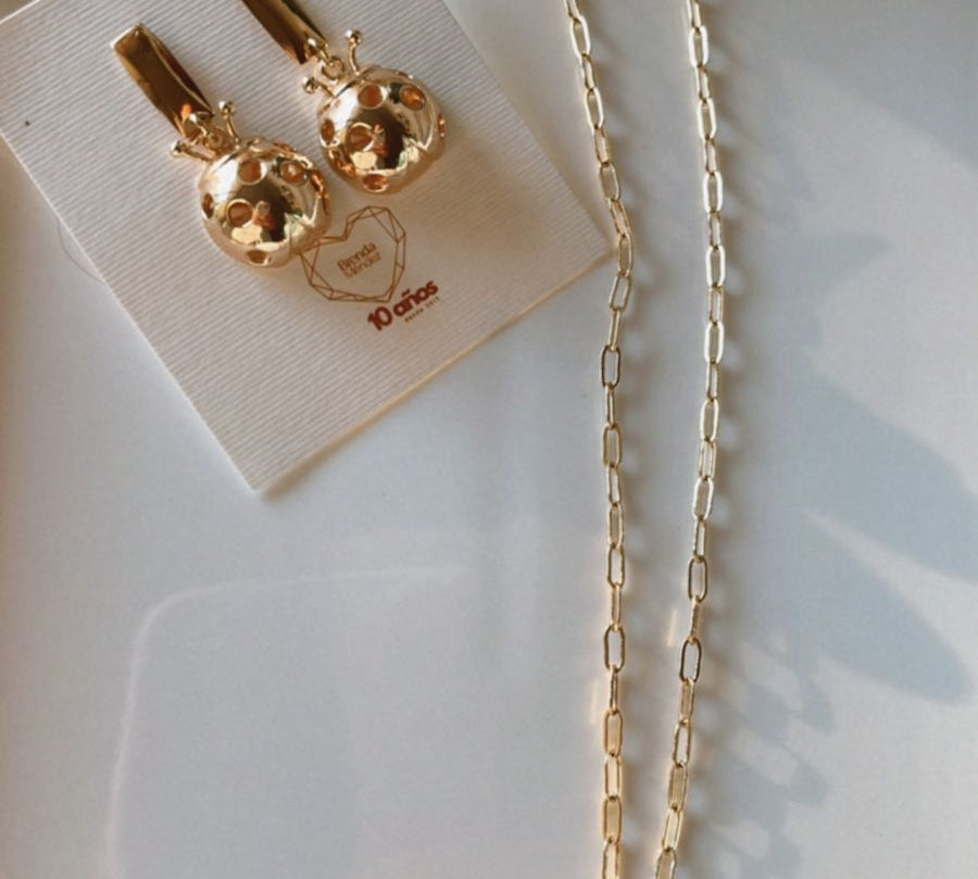 Ladybug Collection: Gold-Plated Jewelry Set
