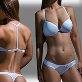 Crystal T-Back Bra: Elegant Comfort