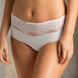 High waist Slip White