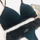 Pre-Shaped Wire-Free Bra with Lurex Accent