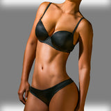 Seamless Mid-Rise Basic Thong with Cotton Reinforcement