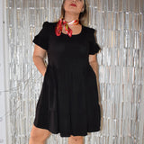 Oversized and loose-fitting dress
