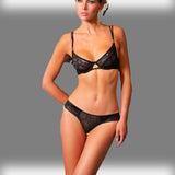 Black Gold Lace Bra