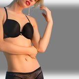 Criss-Cross black bra