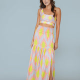 Elegant Long Skirt with Flirty Ruffle Detail