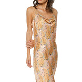 Silky Lounge Midi Dress - Sustainable and Glamorous