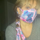Headband Mask Flamingo