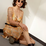 Silky Lounge Midi Dress - Sustainable and Glamorous