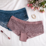 Mid-Rise Lace and Lycra Panty