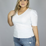 Cotton V-neck T-Shirt