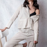 Cotton Striped Pajama Set Bari