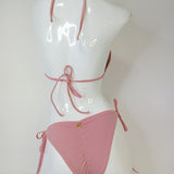 Crystal Embroidered Bikini Set