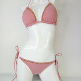 Crystal Embroidered Bikini Set