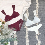 Lace Butterfly Pre-Molded Cup Bra