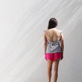 Spring Floral Ruffle Strap Top