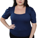Square neck shirt
