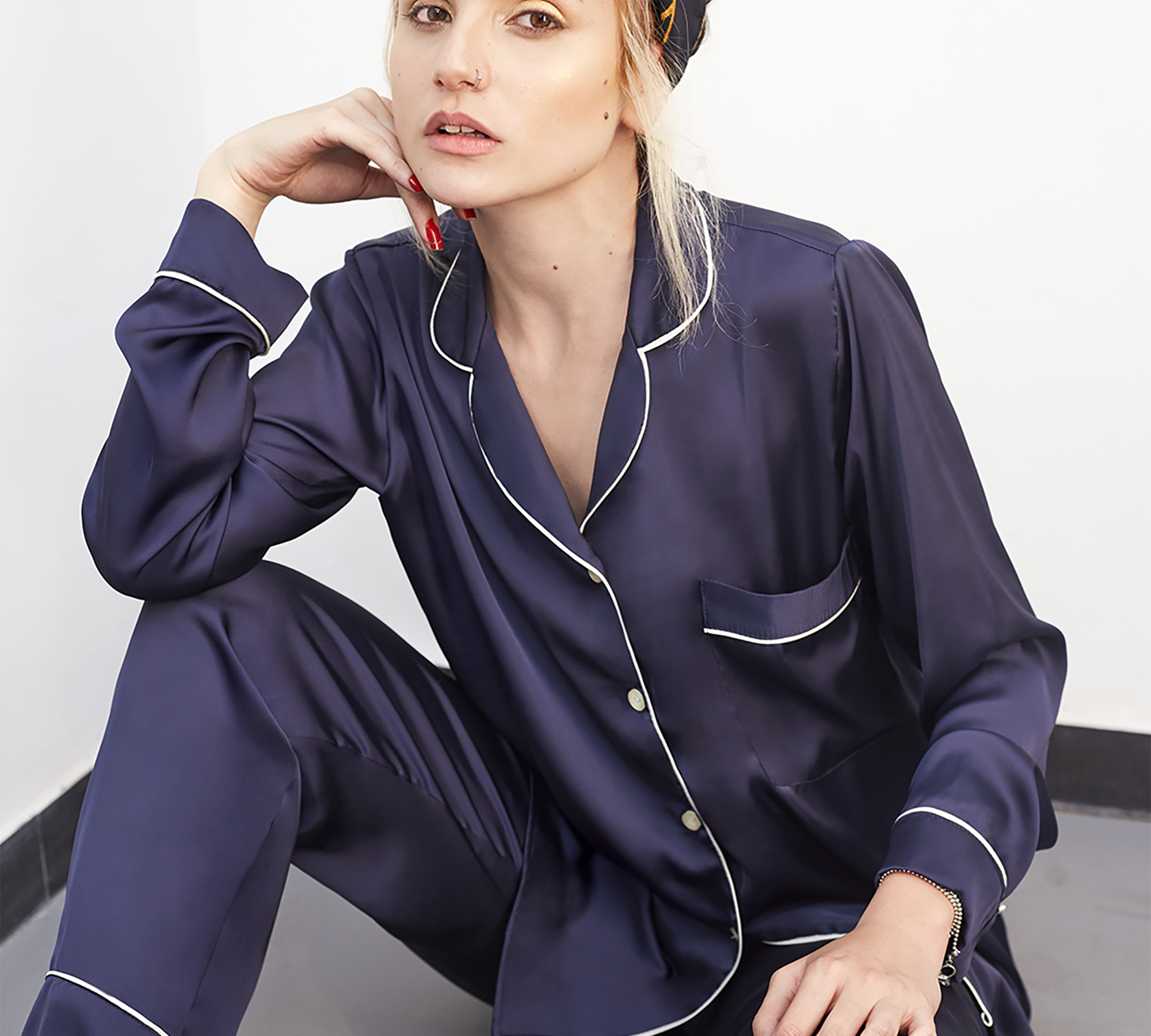 Silk Satin Pajama Set