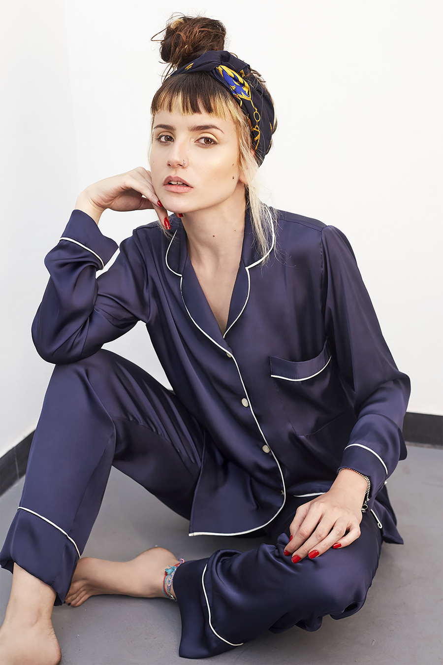 Silk Satin Pajama Set
