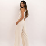 Soft & Fresh Women’s Sleeveless Pajama Set – Relax in Style