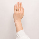 ALMA ETERNA — Hummingbird Ring (Adjustable) — 18K Gold-Plated