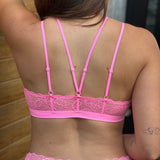 Lace Thong Coraje, side cuts - Limited Edition Pink 💕