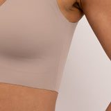 Seamless Invisible Top – Soft Skin Technology with Removable Cups & Internal Support