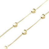 18K Gold Plated Handcrafted Heart Jewelry Set