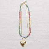 Pastel Heart Necklace