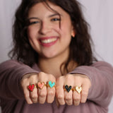 Corazón VIVA Ring — 18K Gold-Plated — Adjustable