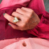 Corazón VIVA Ring — 18K Gold-Plated — Adjustable