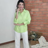 3/4 Sleeve Embroidered Blouse