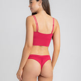 Soft Knit Crop Top with Front Detail