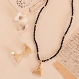 Timeless Heartwoven Agate Necklace