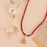 Timeless Heartwoven Agate Necklace