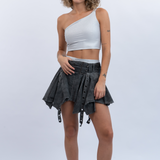 The Glow One-Shoulder Crop Top Inevitable