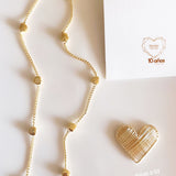 18K Gold Plated Handcrafted Heart Jewelry Set