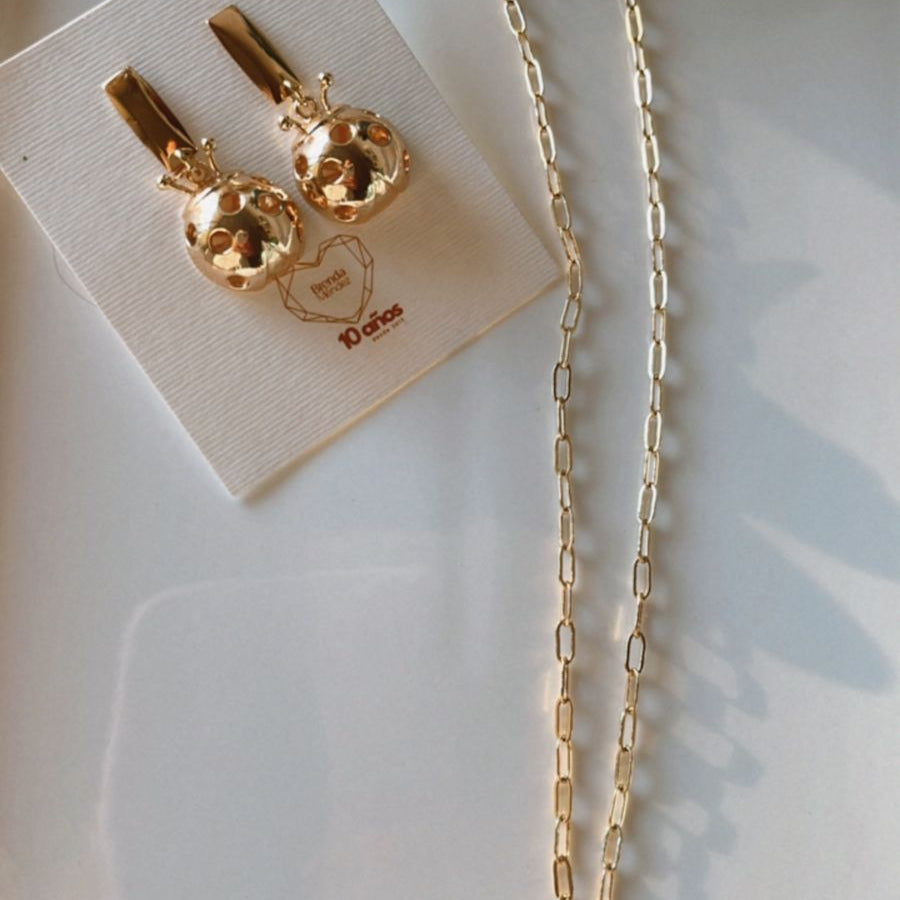 Ladybug Collection: Gold-Plated Jewelry Set