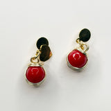 Mini Solitaire Agate Earrings Collection