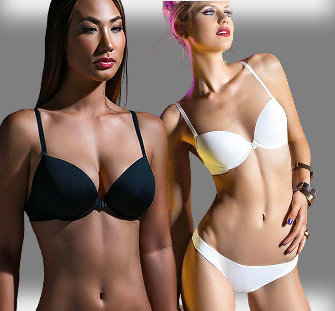 Sparkling Front Closure Lingerie: Luxe Comfort